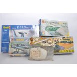 Group of Mainly Airfix plus Revell Aircraft and Military Kits. Appear Complete. (5)