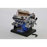 Liberty Diecast 1/6 Ford 427 SOHC Car Engine. Fan needs repair otherwise E.