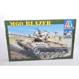 Italeri 1:35 M60 Blazer Military Kit. Unchecked but appears complete.