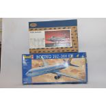 Scarce Testors 1/48 F-104C Starfighter Aircraft Kit plus Revell Boeing 767. Appear complete. (2)