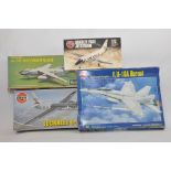 Group of Aircraft Kits from Airfix, Revell and Kitech. Appear complete. (4)