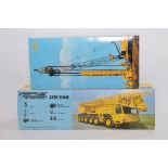 Duo of Diecast Construction 1/50 models from Conrad including Liebherr LTM 1160 Mobile Crane plus