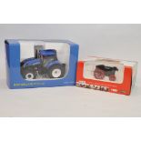 ROS 1/32 New Holland T7.220 plus Same Cassini Tractor Duo. NM to M in E Boxes. (2)