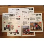 Massey Ferguson Tractor Sales Brochures and Leaflets x 6