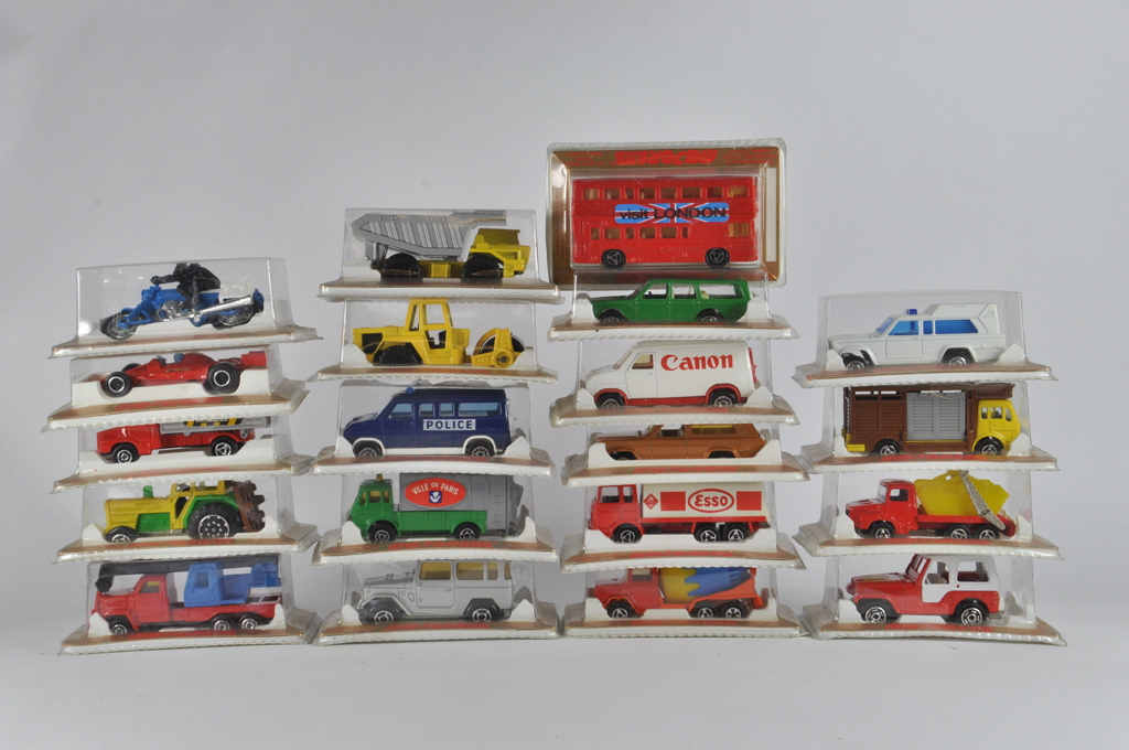 Interesting group of diecast vehicles from Majorette. M in Boxes. (20)