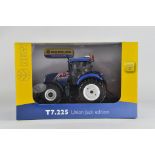 Universal Hobbies 1/32 New Holland T7.225 Union Jack Edition Tractor. Ex Display. VG to E in