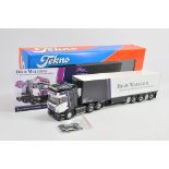 Tekno 1/50 Special Edition Scania R Series Topline with Fridge Trailer. Davie Malcolm. 1 of only