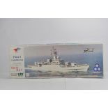 Scarce AA 1/200 scale plastic model kit. Chinese Naval Frigate. Complete. Ex Shop Condition.