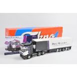 Tekno 1/50 Special Edition Scania R Series Topline with Fridge Trailer. Davie Malcolm. 1 of only