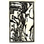 HORACE BRODZKY [1885-1969]. Decoration, 1919. linocut, edition c. 50 - from the original 1920