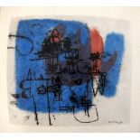 DOUGLAS PORTWAY [1922-93]. Untitled, 1967. oil on paper. signed. 37 x 39 cm [overall including frame