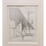 KEITH VAUGHAN [1912-77]. Figure, 1949. pencil drawing. Provenance: Redfern Gallery, London;