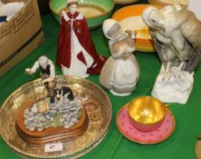 A Border Fine Arts figure group "Time for Reflection" depicting a shepherd and sheepdog,