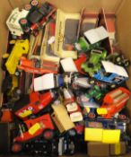 A box of various Models of Yesteryear vehicles including Ford Model A, Ford Model T,