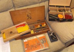 WITHDRAWN - Three boxes of various vintage Meccano, together with a Meccano No.