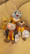 Four Wind in the Willows Collection cuddly bean bag toys "Toad", "Rat",