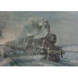 AFTER TERENCE CUNEO "The Flying Scotsman", limited edition colour print No'd.