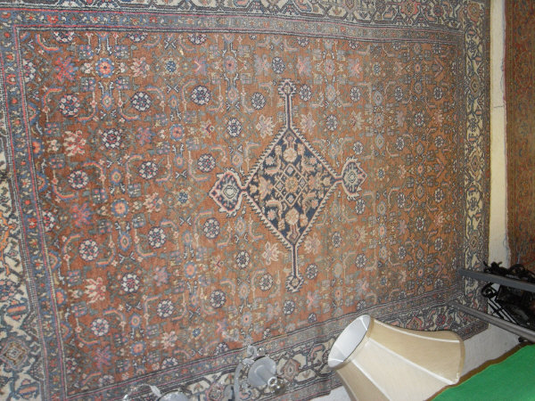 A Persian rug,