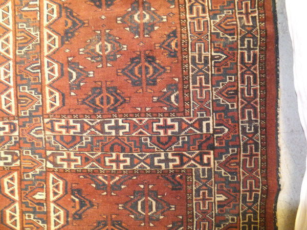 A Caucasian rug, - Image 3 of 18