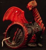 A Royal Doulton Flambé figure "Dragon" (HN3552) made exclusively for the Collectors Club,