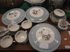 Royal Doulton 'Rose Elegans' part dinner and teawares together with Noritake china wares,