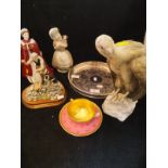 A Border Fine Arts figure group "Time for Reflection" depicting a shepherd and sheepdog,