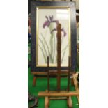 A circa 1900 mahogany easel of small proportions together with another similar and C ELDRIDGE