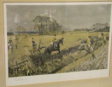 AFTER LIONEL EDWARDS "The Old Surrey and Burstow", colour print,