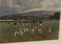 ENGLISH SCHOOL "The Shrivenham Beagles in The Vale of the White Horse",