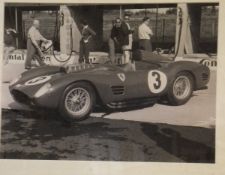 20TH CENTURY EUROPEAN SCHOOL "Classic racing cars", a collection of various photographic prints,