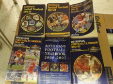 Two boxes of Rothmans "Football Yearbooks" CONDITION REPORTS All are in a red state
