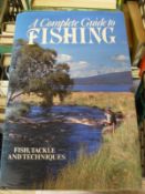 A collection of approximately 36 paperback and hardback books relating to angling by authors to