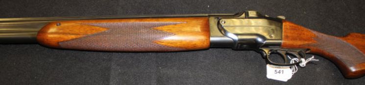 A BRNO ZH 103 12 bore shotgun, double barrel over and under,