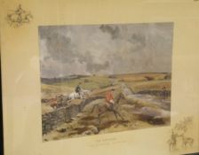 J D GUILLE "The Dartmoor - across the two bridges Prince Hall road", water colour,
