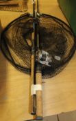 An ABU "Ambassador" multiplying spinning reel, an ABU spinning rod,