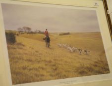 AFTER G D STINTON "Sidney Bailey with the VWH Hounds at Deadman's Acre",