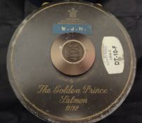 A Hardy "The Golden Prince" salmon fly reel,