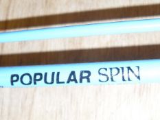 A Kenney "Popular Spin" two piece fibreglass spinning rod
