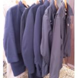 A collection of seven gentleman's coats to include Loro Piana, Canali, Polo by Ralph Lauren,
