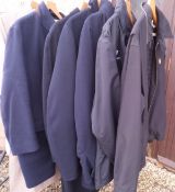 A collection of seven gentleman's coats to include Loro Piana, Canali, Polo by Ralph Lauren,