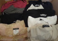 A collection of nine various Dolce & Gabbana jumpers and other tops CONDITION REPORTS