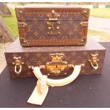 A Louis Vuitton jewellery box in the form of a chest,