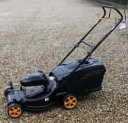A McCulloch petrol lawn mower with an M51-550 CMD Briggs and Stratton engine