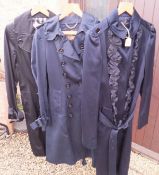 A collection of three Burberry trench coats CONDITION REPORTS Size of Burberry coat