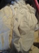 A collection of Victorian and later silk and fine lawn Christening Robes