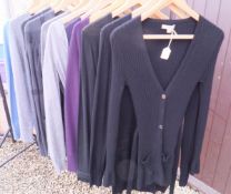 A collection of eleven various Burberry ladies jumpers and cardigans CONDITION REPORTS