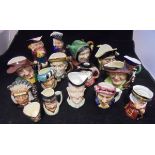 A collection of three Royal Doulton character jugs (small), North American Indian - D6614,