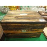 A Victorian coromandel vanity case