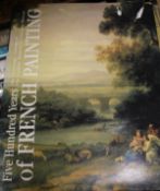 One box of books to include "500 Years of French Painting",