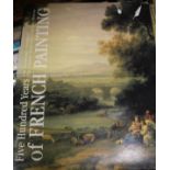 One box of books to include "500 Years of French Painting",